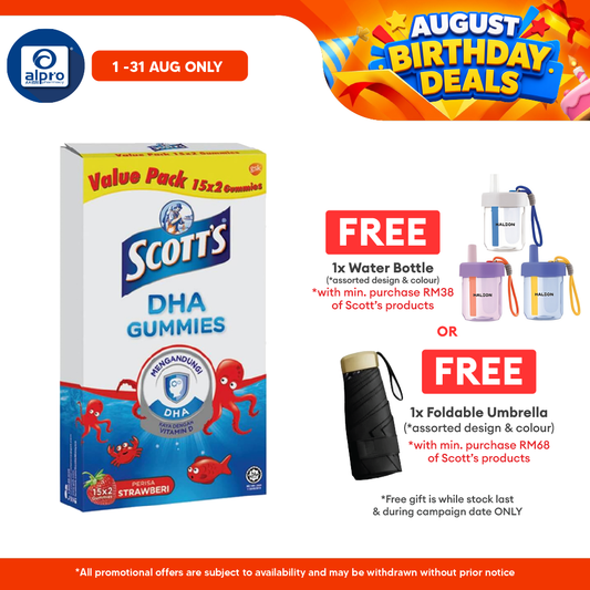 Scotts DHA Strawberry 2X15s Scotts