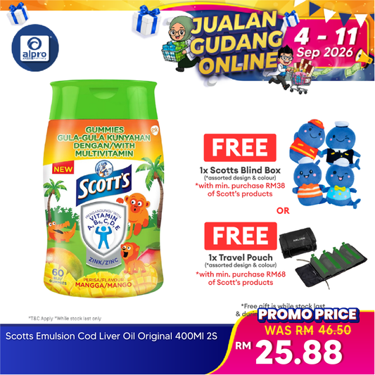 Scotts Multivit Gummies Mango 60s | Provides High Zinc Scotts