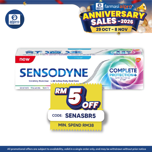 Sensodyne Complete Protection + Cool Mint 100g | Relieves Sensitivity Sensation