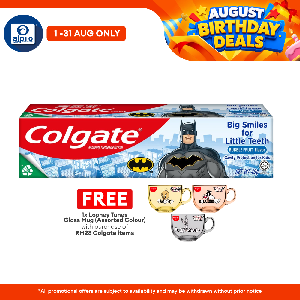 Colgate Kids Batman 40g | Bubble Fruit Flavor Colgate