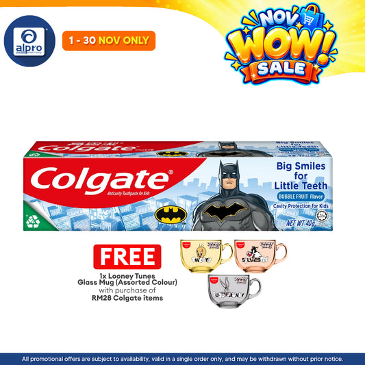 Colgate Kids Batman 40g | Bubble Fruit Flavor