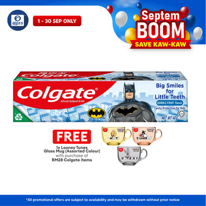 Colgate Kids Batman 40g | Bubble Fruit Flavor Colgate