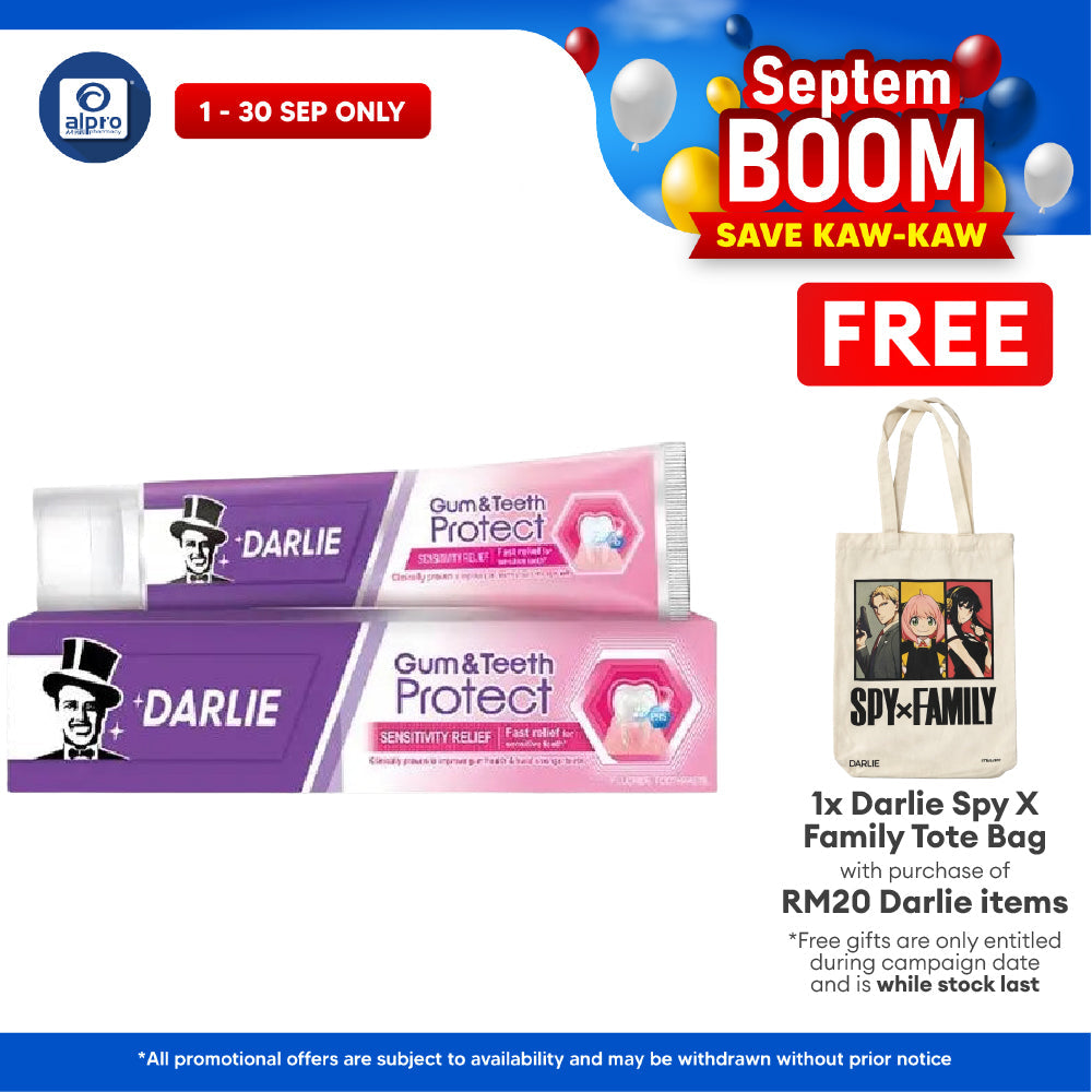 Darlie Gum & Teeth Protect Sensitivity Relief 140g Darlie
