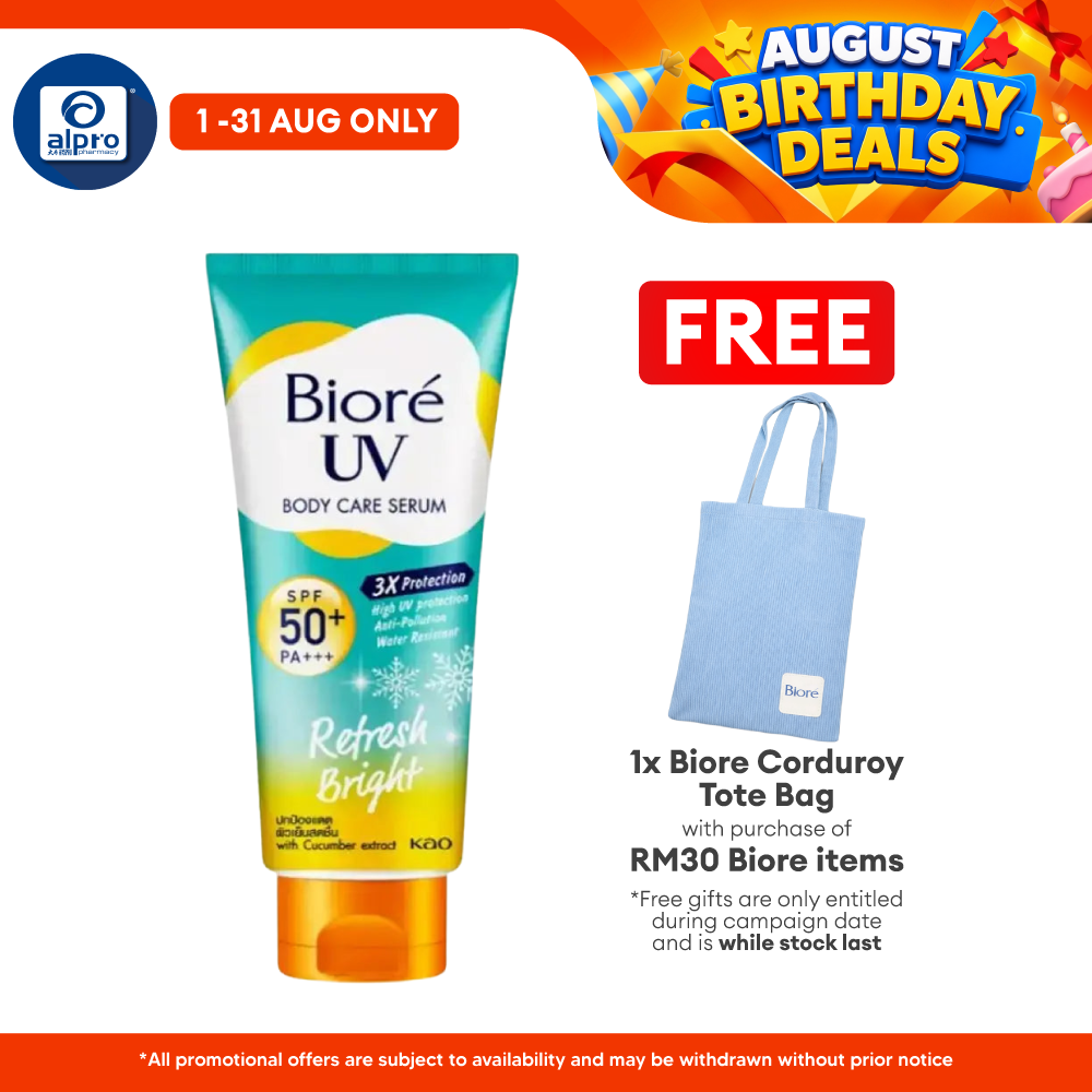 Biore Uv Anti-Pollution Body Care Serum Refresh Bright Spf50+ 150ml Biore