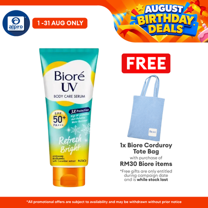 Biore Uv Anti-Pollution Body Care Serum Refresh Bright Spf50+ 150ml Biore