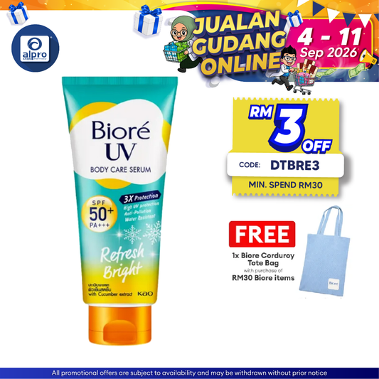Biore Uv Anti-Pollution Body Care Serum Refresh Bright Spf50+ 150ml Biore
