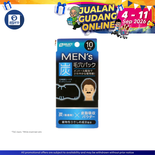 Sugi S Select Men’s Sumi Pore Pack | Blackheads Removal Peptide, Sugi