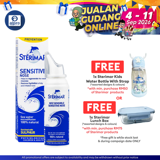 Sterimar Sensitive Nose 100ml | Nasal Spray Sterimar