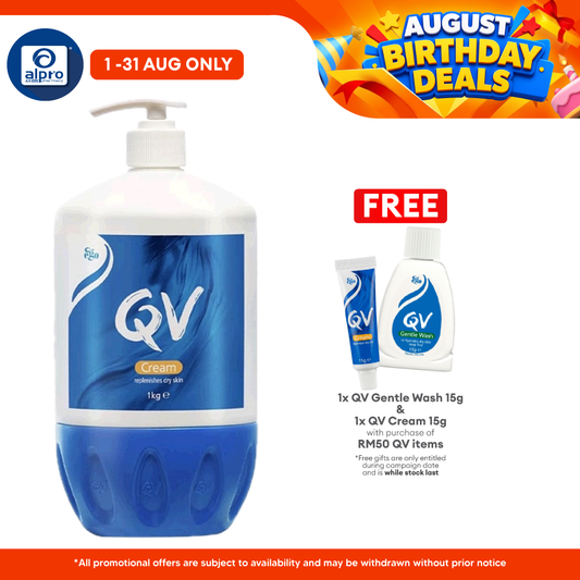 Ego QV Cream 1kg | Replenishes Dry Skin QV