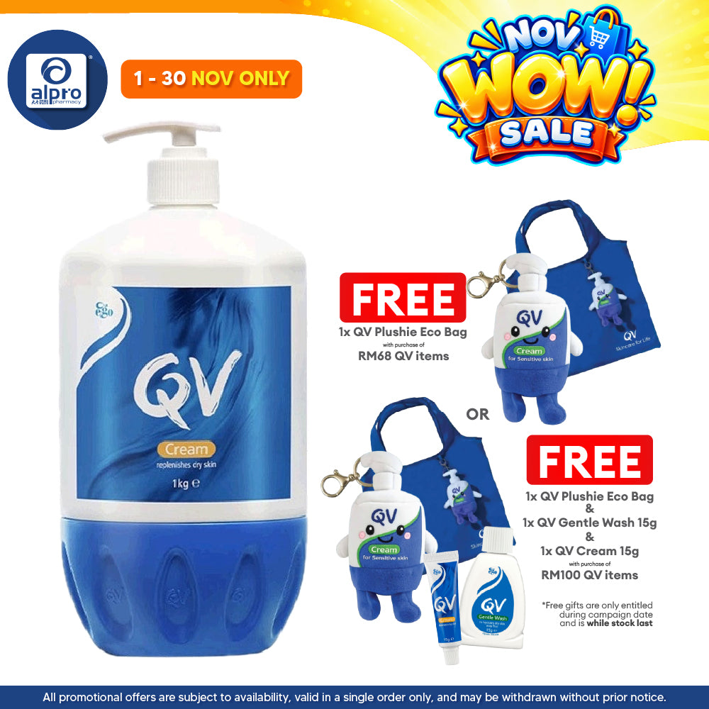Ego QV Cream 1kg | Replenishes Dry Skin