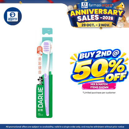 Darlie Toothbrush For Her Soft 1s | Soft & Gentle