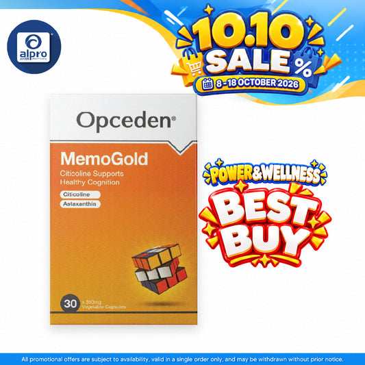 Opceden MemoGold 350mg 30s | Increase Brain Energy To Stay Sharp