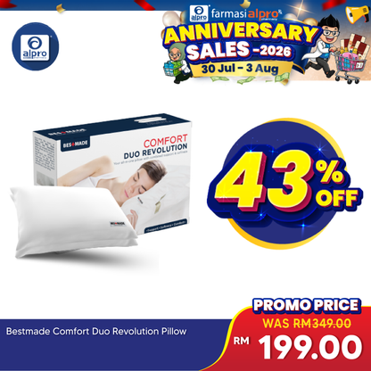 Bestmade Comfort Duo Revolution Pillow | Helps Neck Discomfort Bestmade