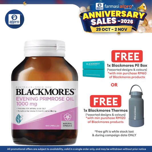 Blackmores Evening Primrose 1000mg 100s | Support for Women’s Health