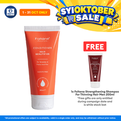 Foltene Pharma Hair Beautifier Conditioner 180mL | Results in Soft and Easy to Comb Hair
