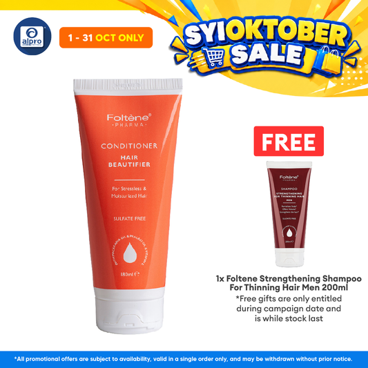 Foltene Pharma Hair Beautifier Conditioner 180mL | Results in Soft and Easy to Comb Hair