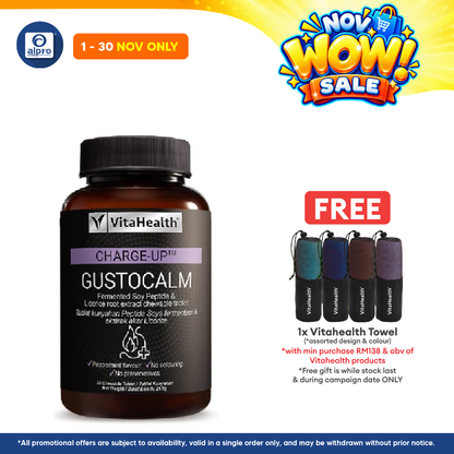 Vitahealth GusToCalm 30S | Heartburn Relieves & Healing