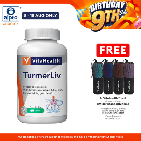 Vitahealth Turmerliv 60s | Maintaining Good Health Vitahealth