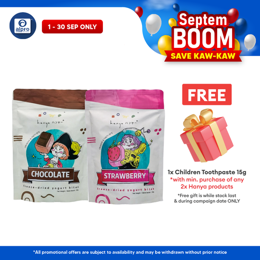 Hanya Freeze-Dried Yogurt 30g (Chocolate/ Strawberry) | Kids Healthy Snacks Hanya
