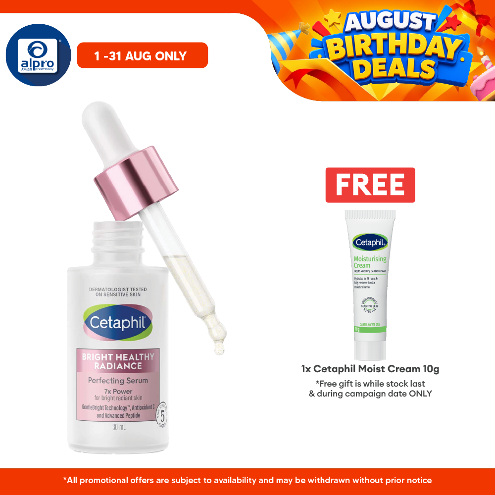 Cetaphil Bright Healthy Radiance Perfecting Serum 30ml | Dark Spot Serum Cetaphil