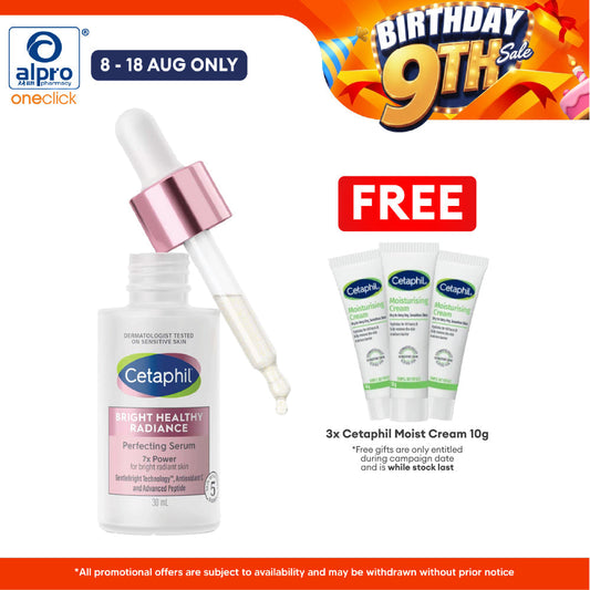 Cetaphil Bright Healthy Radiance Perfecting Serum 30ml | Dark Spot Serum Cetaphil