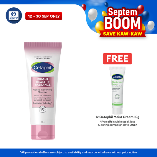 Cetaphil Bright Healthy Radiance Gentle Renewing Cleanser 100g | Brightening & Gently Exfoliating