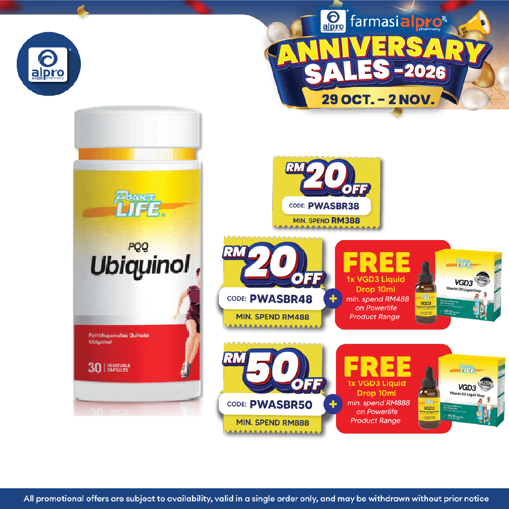 Powerlife PQQ Ubiquinol 30s