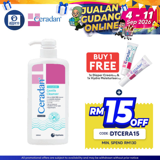 Ceradan Gentle Cleanser 500ml Ceradan
