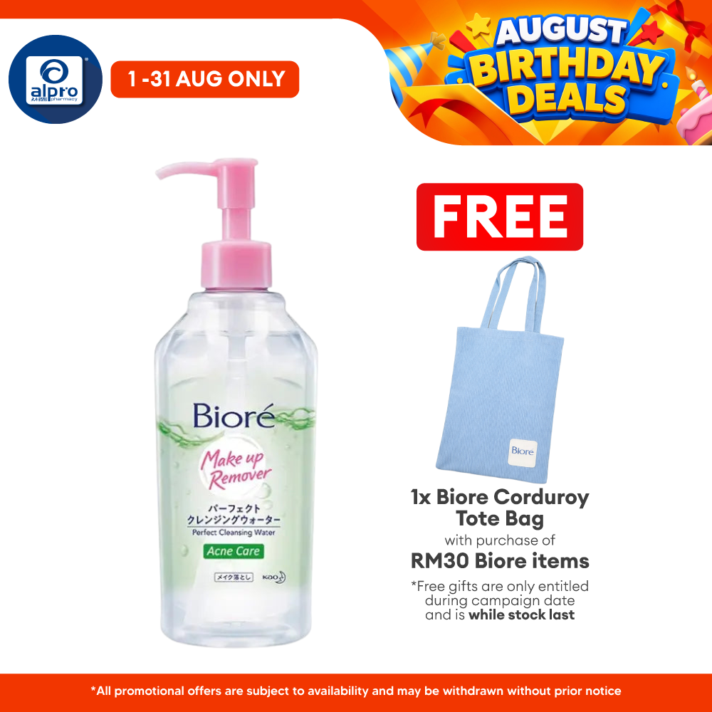 Biore Perfect Cleansing Water Acne Care 300ml Biore