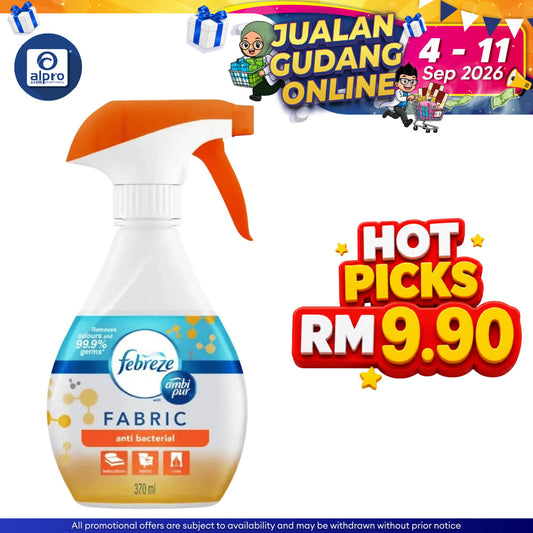 Febreze Fabric Refresher with Ambi Pur Spray 370ml (Antibacterial / Attar / Downy / Extra Strength) Febreze