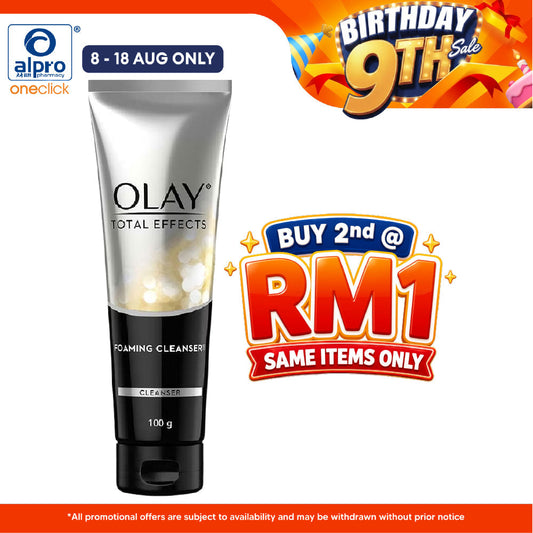 Olay Total Effects Foaming Cleanser 100g | For Younger-Look Skin Cleanser Olay
