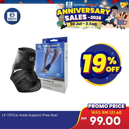 LP Support LP757CA Ankle Support (Free Size) | Keep Ankle Joint Stable LP Support