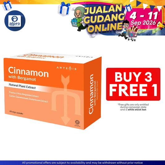 Artemis Cinnamon Bergamot Capsule 60s | Helps To Maintain General Health. Artemis