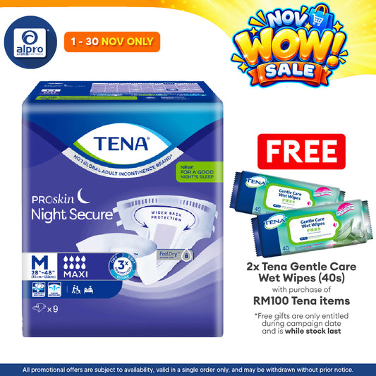 Tena Proskin Night Secure M 9s