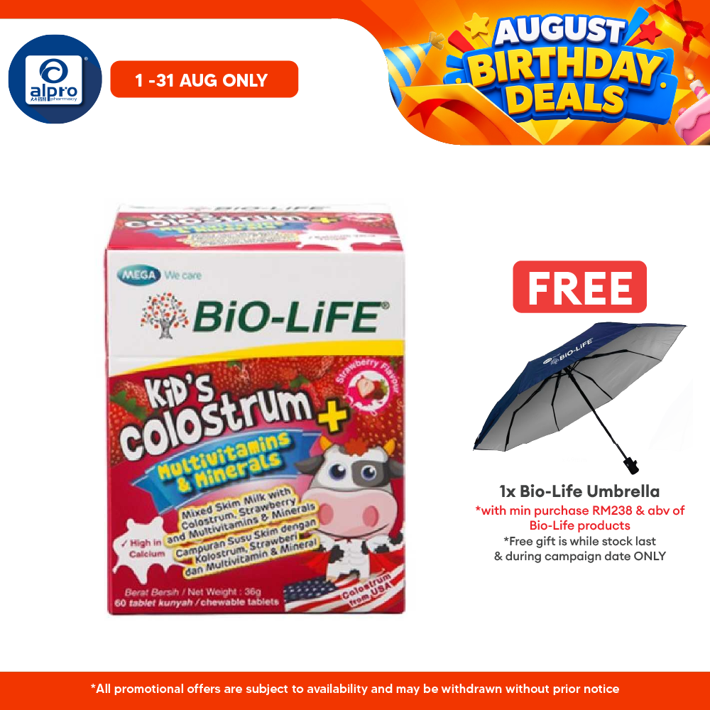 Bio-life Kids Colostrum + Multivitamins & Minerals 60s Bio-life