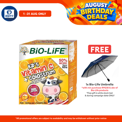 Bio-life Kids Colostrum Vit C 40s + 20s Bio-life