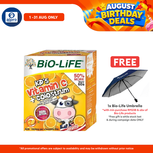 Bio-life Kids Colostrum Vit C 40s + 20s Bio-life