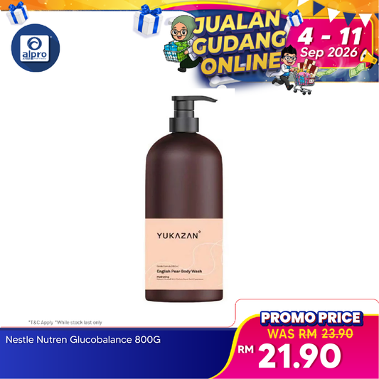 Yukazan Body Wash 850ml (English Pear/ Fresh Bouquet/ Antibacterial) Yuka Zan