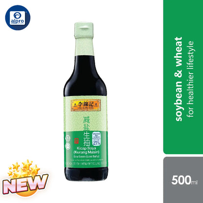 Lee Kum Kee Less Salty Soy Sauce 500ml | Contain Soybean & Wheat Lee Kum Kee