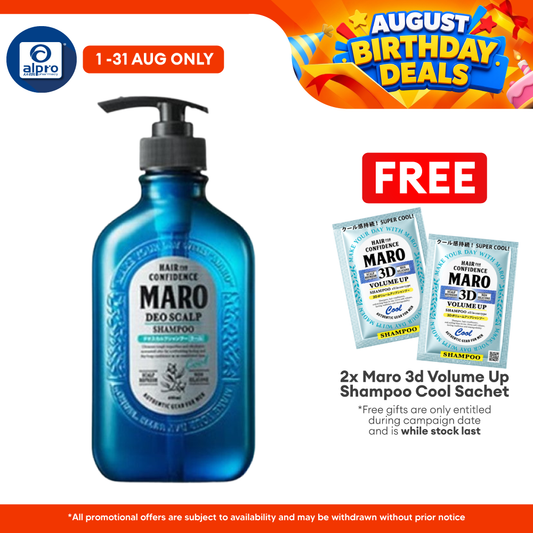Maro Deo Scalp Shampoo Cool 400ml Maro