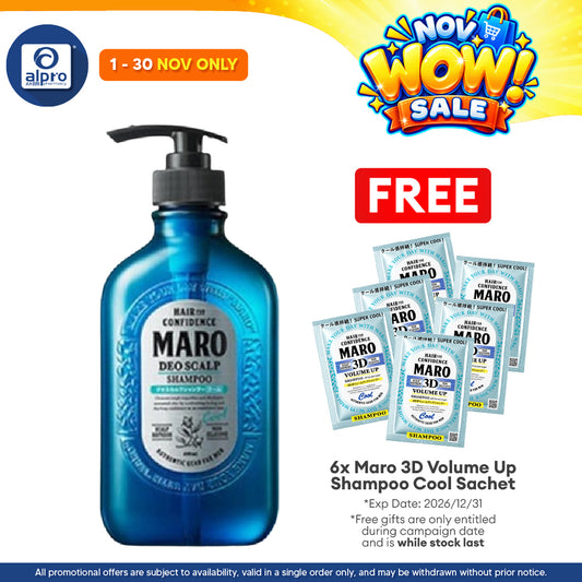 Maro Deo Scalp Shampoo Cool 400ml