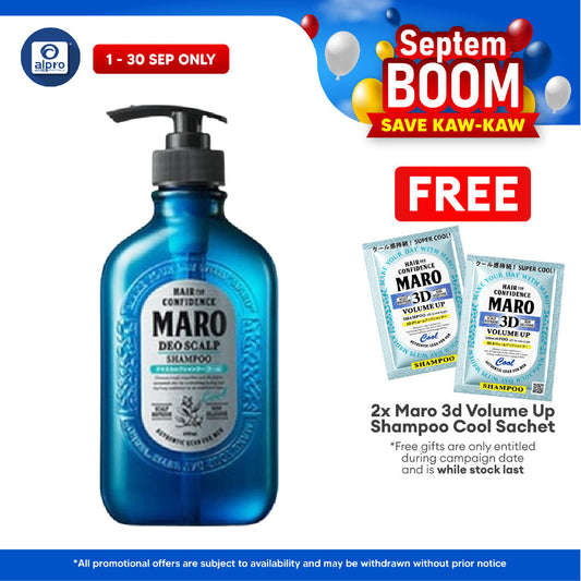 Maro Deo Scalp Shampoo Cool 400ml Maro