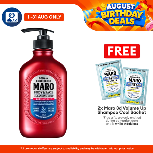 Maro Body & Face Cleansing Soap 450ml Maro