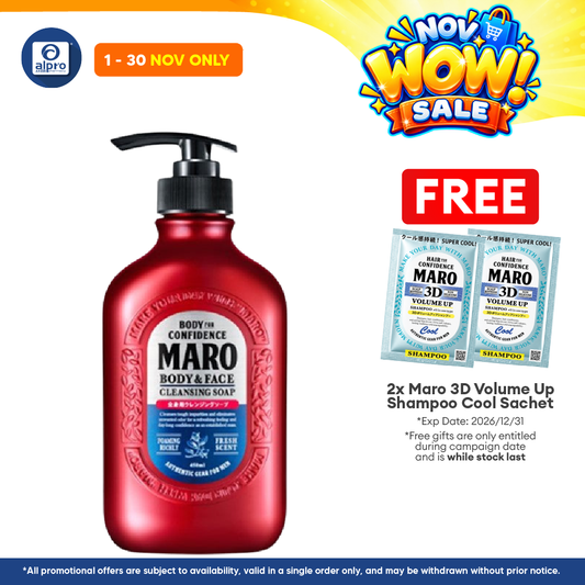 Maro Body & Face Cleansing Soap 450ml