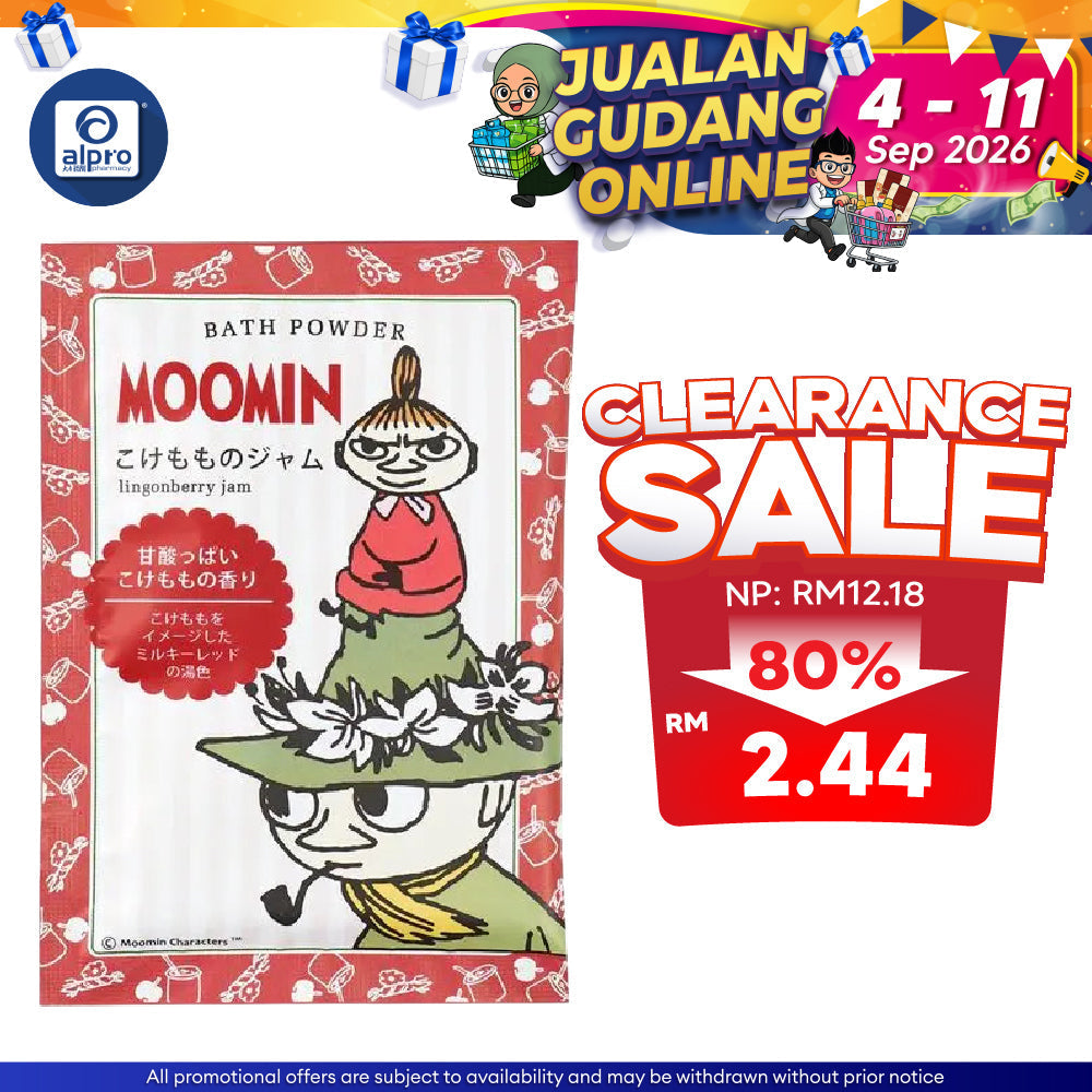 Moomin Jam Fragrance Bath Powder 35g Japan Cross Border