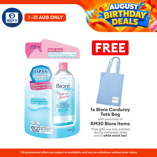 Biore Cln Water Refill O/clr 250ml Alpro Pharmacy