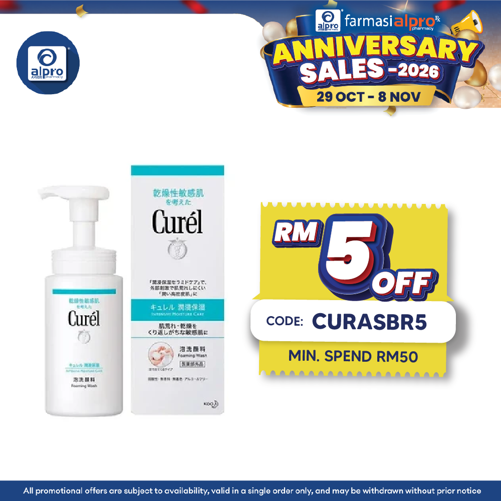 Curel Foaming Wash 150ml | Cleanse & Protects Your Skin's Natural Ceramide