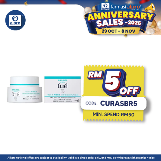 Curel Intensive Moisture Face Cream 40g | Improves Your Skin's Natural Barrier Function