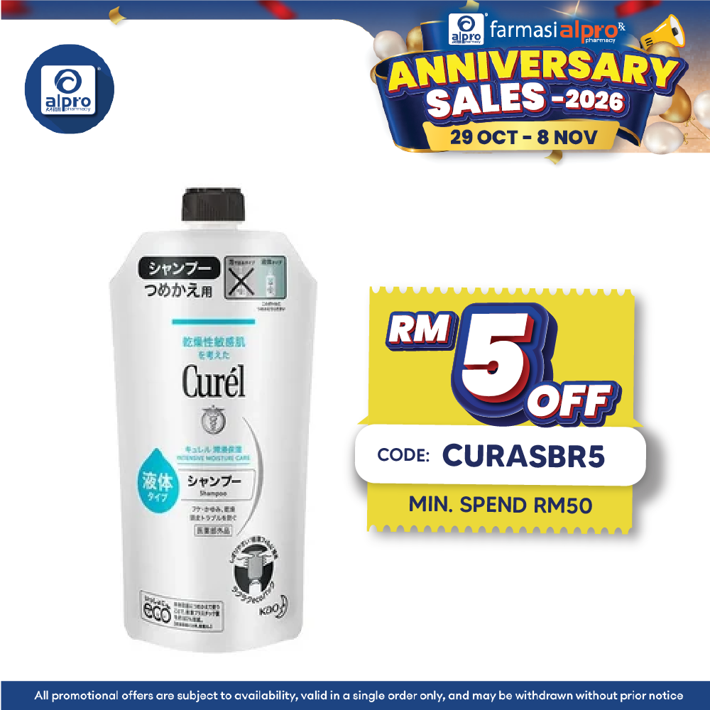 Curel Shampoo 340 Ml (refill)