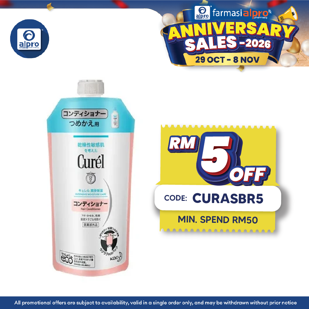Curel Conditoner 340 Ml (refill)